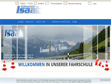 Tablet Screenshot of lerncenter-isaak.de
